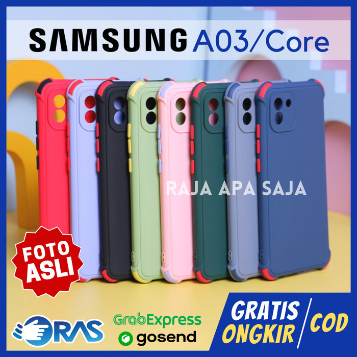 TERBATAS Soft Case HP SAMSUNG A03 A 03 Core Bumper Anti Crack Silicon Kondom