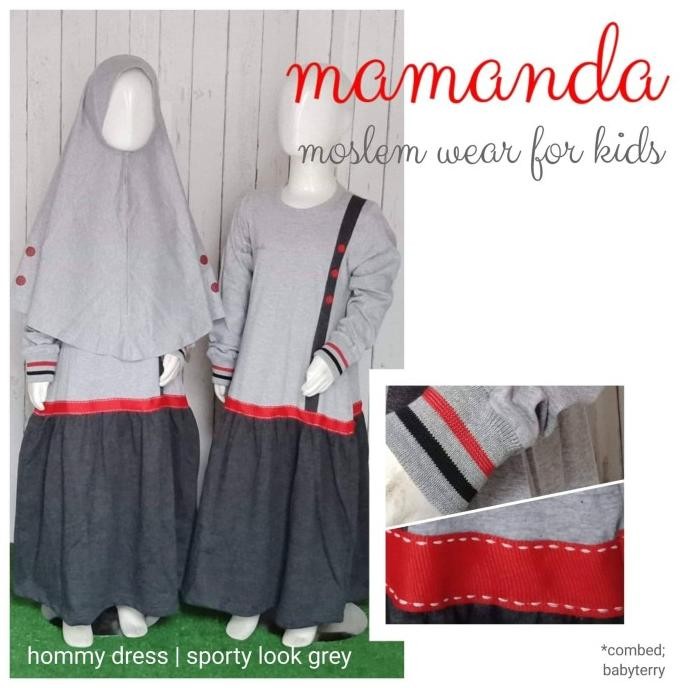 Terlaris Gamis Anak /Baju Muslim Anak Perempuan 1-12Thn Lucu Murah Mamanda 4 Berkualitas