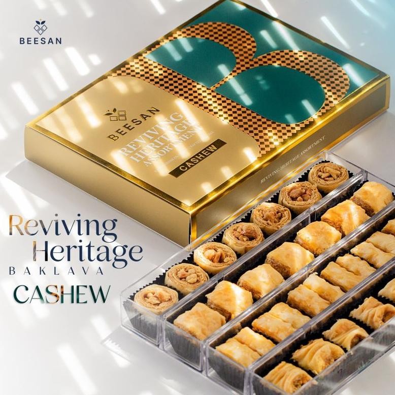 

XCT-2328 BEESAN Reviving Heritage Baklava Assortment (Cashew) 390g Viral