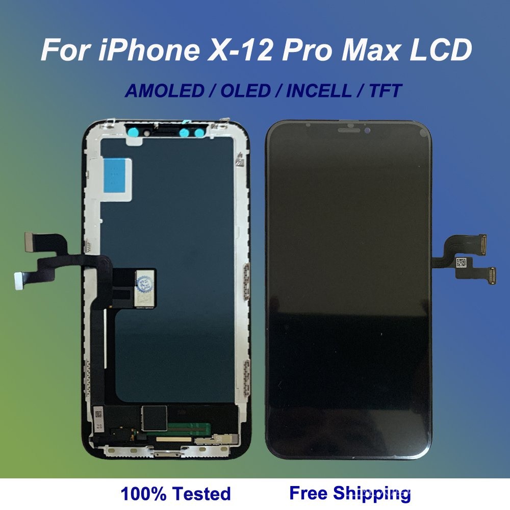 【PENGIRIMAN CEPAT】 OLED untuk iPhone X XS XR XsMax Layar LCD Lengkap 11 11Pro Max 12 ProMax 12Mini P