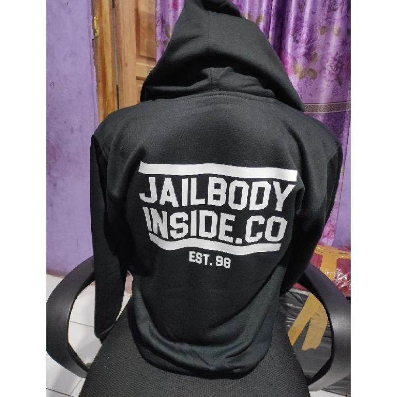 Sweater Hoodie Zipper Jailbody Inside Co Jail Body