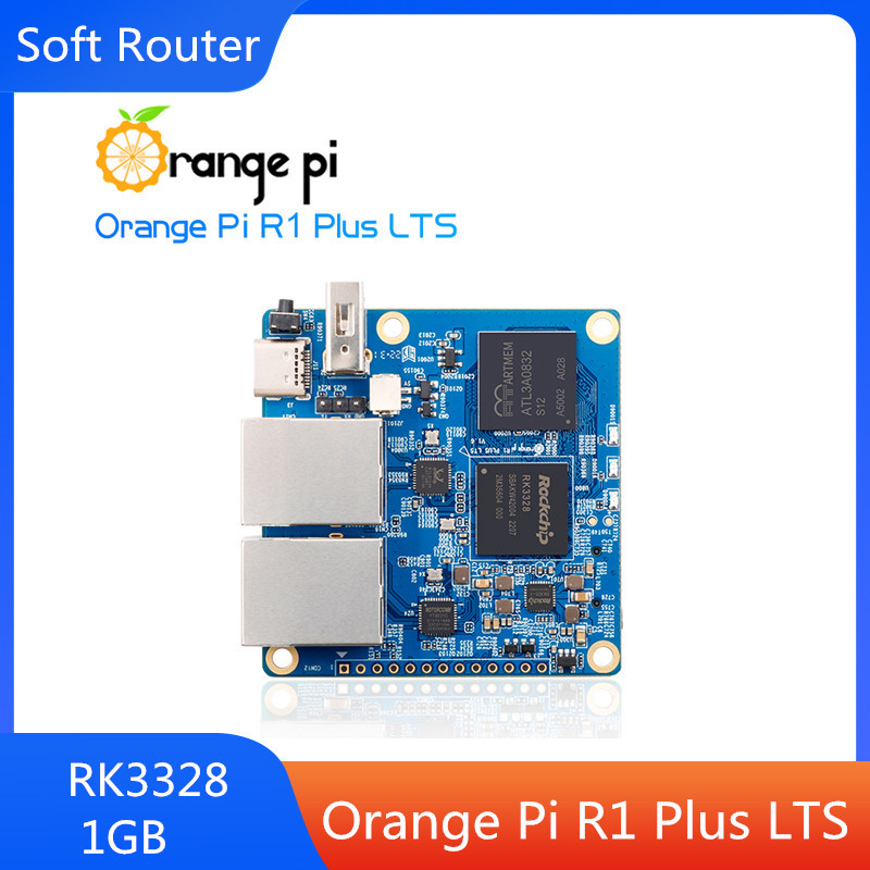 JETS Orange Pi R1 Plus LTS Rockchip RK3328 1GB Dual Gigabit Ethernet Gateways OpenWrt LEDE Developme
