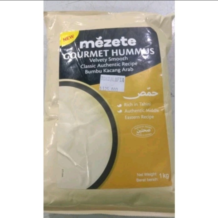 

Sale Bumbu Kacang Arab Mezete Gourmet Hummus Velvety Smooth Classic 1Kg