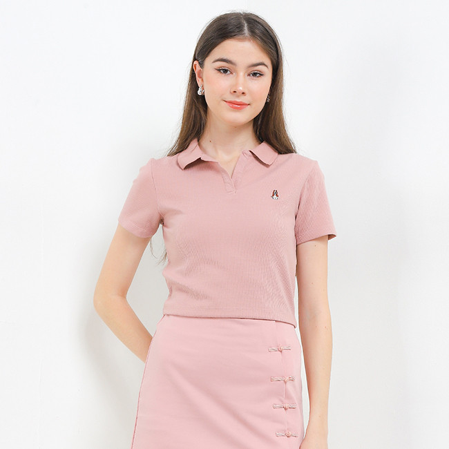 Hush Puppies Kaos Polo Wanita Hotty Polo Pink