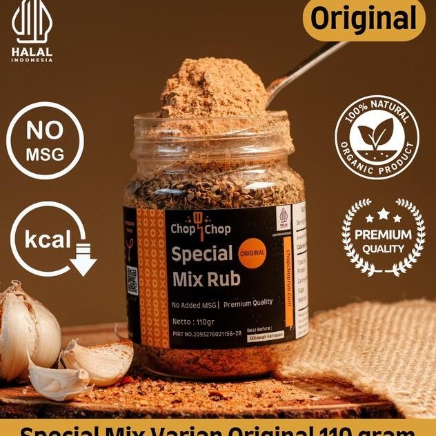 

Wlcme Chopchop Pecial Rub Bumbu Marinai Rendah Al 110Gr
