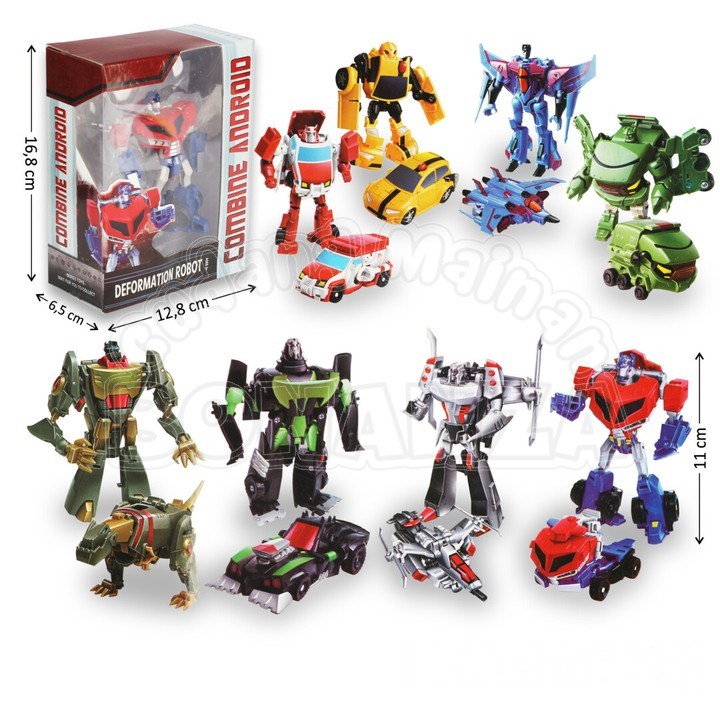 [Bonanza] Robot Deform Combine Android Box Window Mainan Anak RANDOM