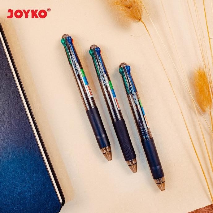 

Ball Pen / Pulpen / Pena Joyko BP-213 / Quaco/ 0.7 mm/ 4 Warna/ Colors