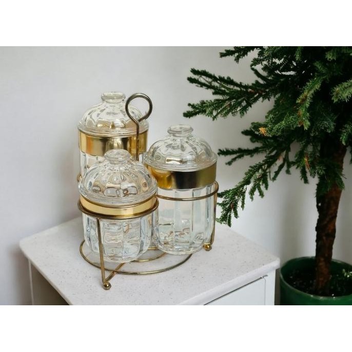 Toples Kristal Vicenza VGC7504 I Toples Permen Kaca Sachi Vicenza Rack - Bisa SPK