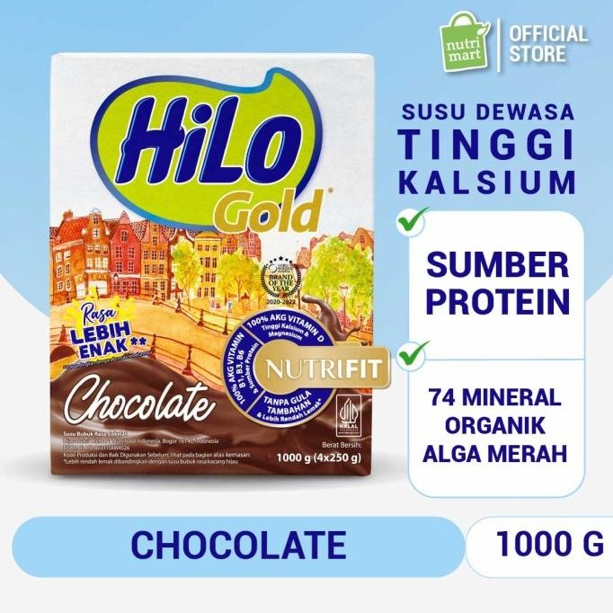 

Hilo Gold Chocolate 1000Gr - Susu Tinggi Kalsium Rendah Lemak