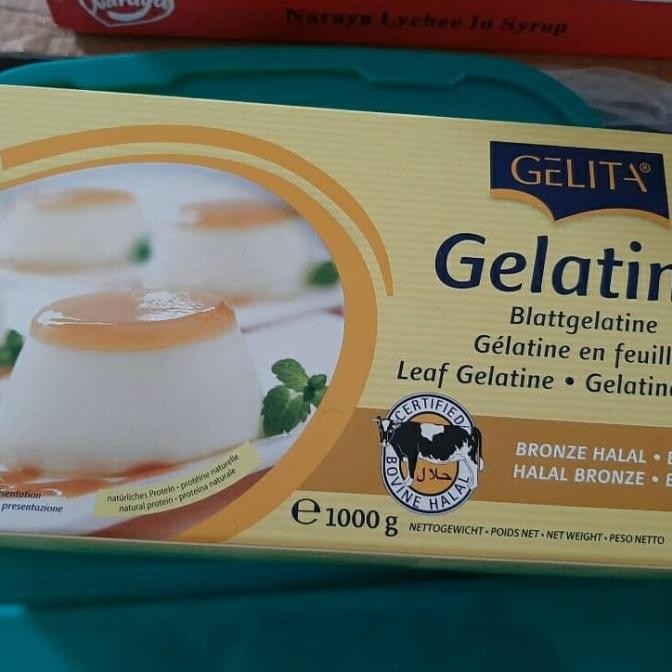 

GELATINE SHEET 1000GRAM/ GELATIN LEMBARAN 1KG (ISI 300 LEMBAR)