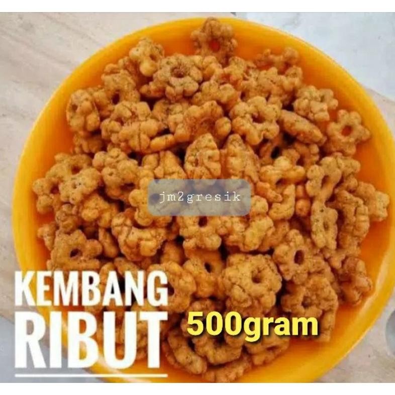 

Super Sale ribut snack kembang ribut 500gram Murah