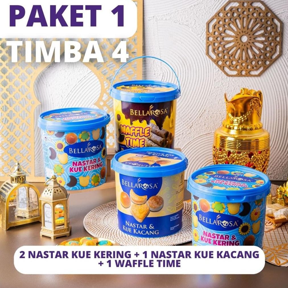 

UFO-2025 ( DAPAT 4 ) JAR JUMBO Kue Kering & Snack Lebaran Hampers BELLAROSA Ramadhan Termurah Sale