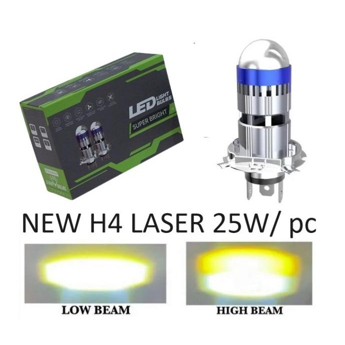 H4 LASER DRAGON LAMPU MINI LASER PNP 50W PROJIE MINI BILED LED MOBIL MOTOR