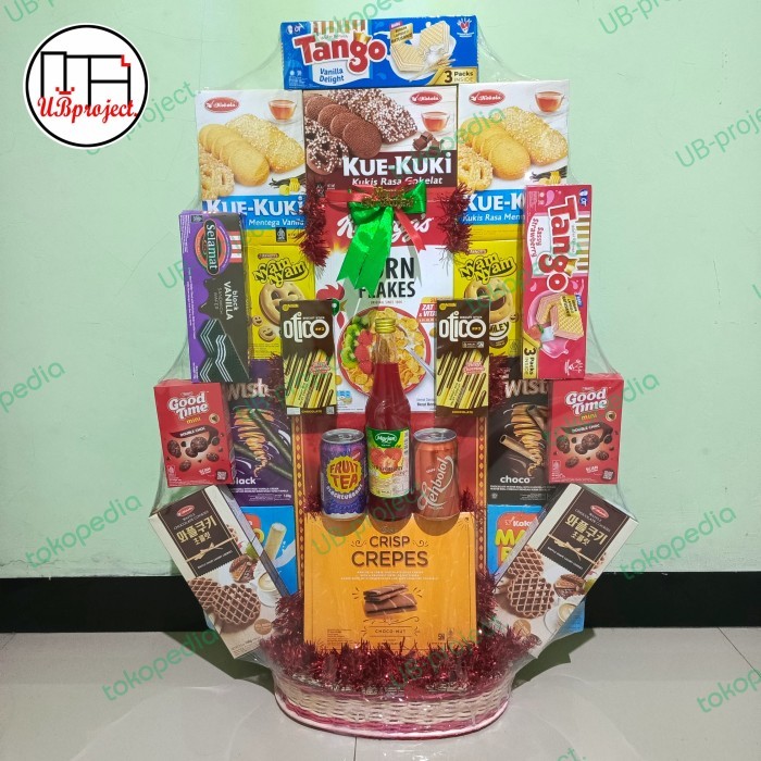 

PARCEL SNACK HAMPERS LEBARAN - L new