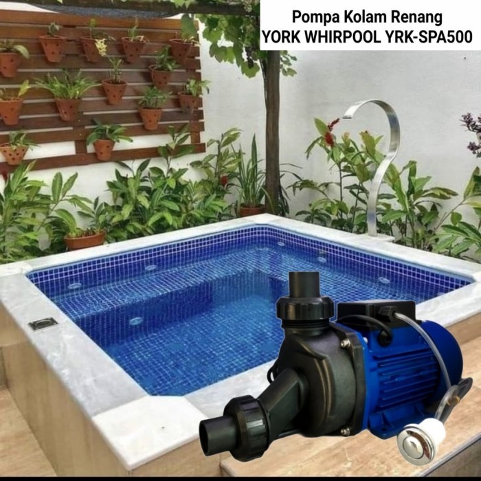 Pompa Jacuzzi 1/2 HP Pompa Spa Kolam Renang York SPA-500 Pompa Bak