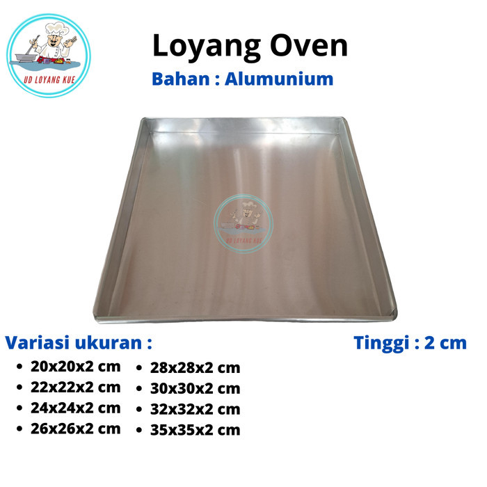 Loyang Oven Alumunium 0.4 mm / Loyang Oven Listrik / Loyang kue kering