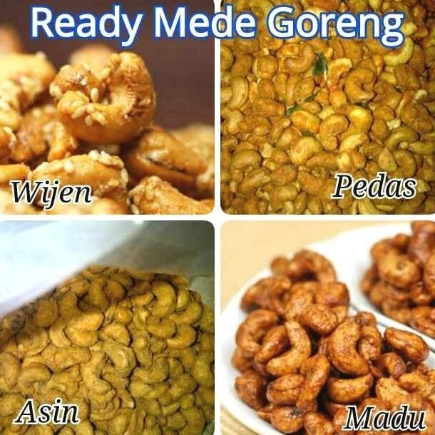 

1Kg Mede Goreng - Kacang Monyet Madu / Pedas / Wijen / Krispi Tepung