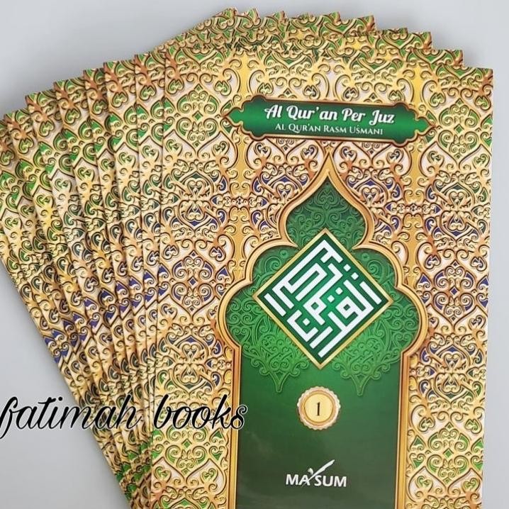 Alquran Per Juz Uuran Bear A4 Ram Utmani 30 Juz