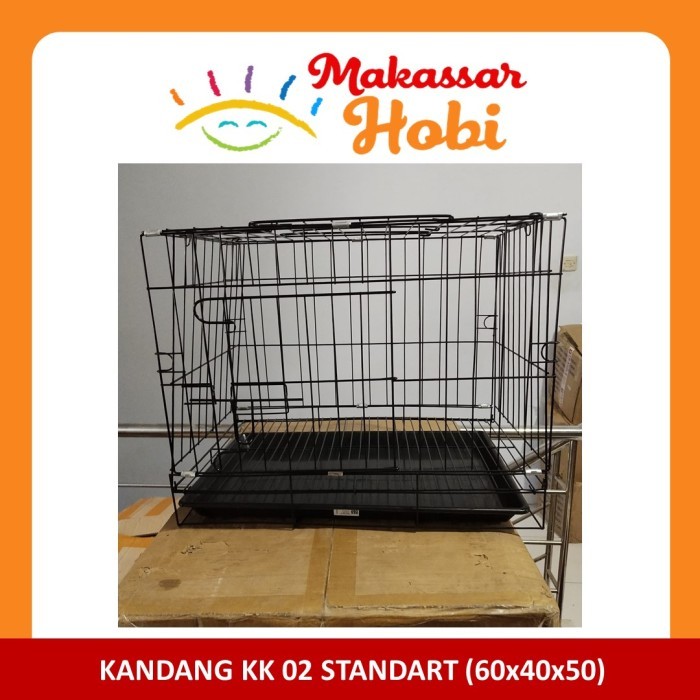 Kandang Kucing Anjing 02 Standar (60 x 40 x 50 cm) Hewan Kelinci Murah