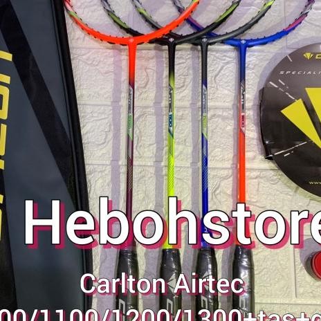 Raket Badminton CARLTON AIRTEC 1000/1100/1200/1300+grip+tas ORIGINAL Terlaris