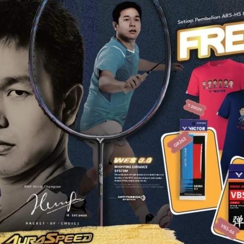 Victor Auraspeed HS Plus | ARS-HS Plus Badminton Racket | Raket Victor Terlaris
