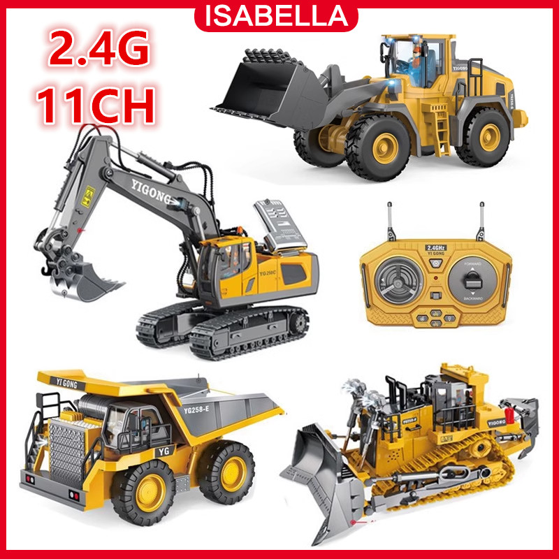 Product Laris 2.4G Excavator Remote Control Besar / Mobil Remote Control Besar Excavator / Bulldozer