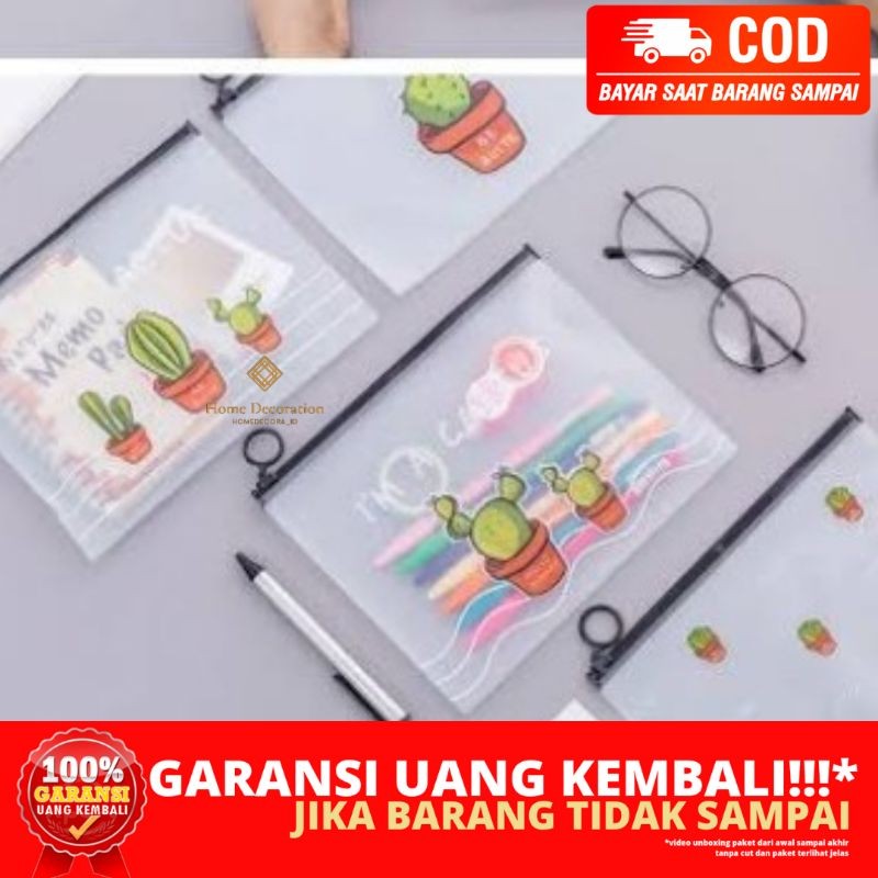 

(HOMEDECORA_ID) BERGARANSI POUCH ZIPPERLOCK TEMPAT WADAH BARANG KOSMETIK KOTAK PENSIL JAMBI