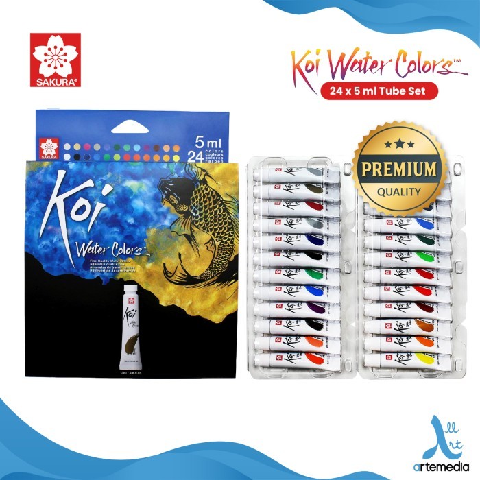 

Cat Air Sakura Koi Watercolor Tube Set