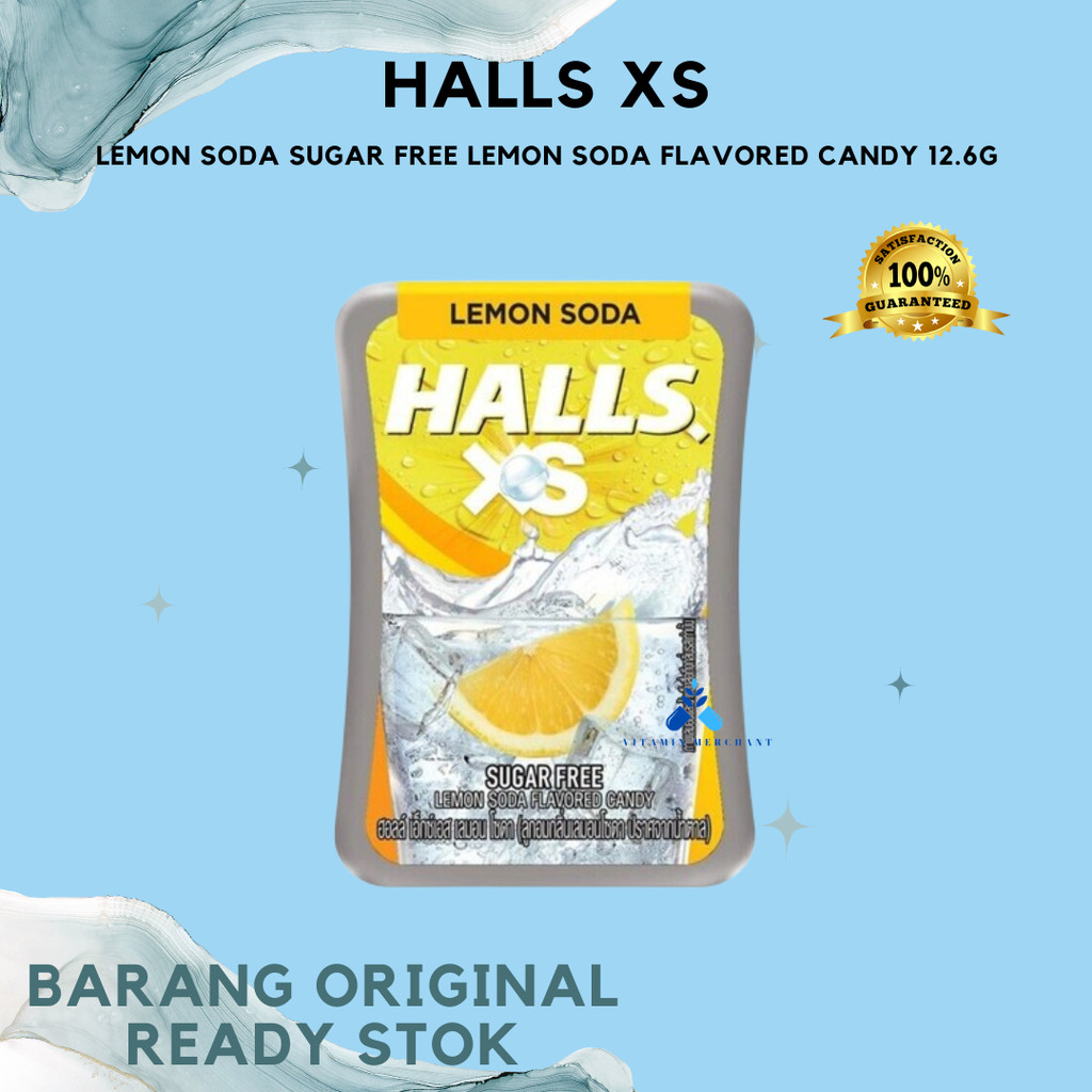 

Halls XS Lemon Soda Sugar Free Lemon Soda Flavored Candy 12.6g