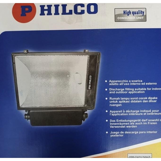 Set Kap Lampu Hpit Hpi-T 400W 400 Watt Komponen Philco Ip65 Kode 8553