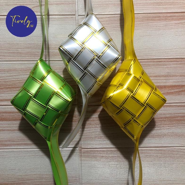

Ketupat Pita Jepang Jumbo Pastel Uk. 14X19 Cm Isi Dakron | Hiasan Lebaran | Dekorasi Idul Fitri D Ramadhan Sale