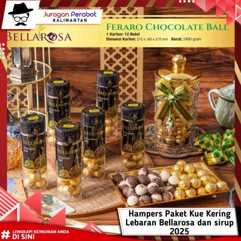 

Bellarosa || Hampers Paket Kuker Lebaran Bellarossa Dan Sirup 2025 / Exp 2026 Terlaris! Produk Ini Banyak Dicari