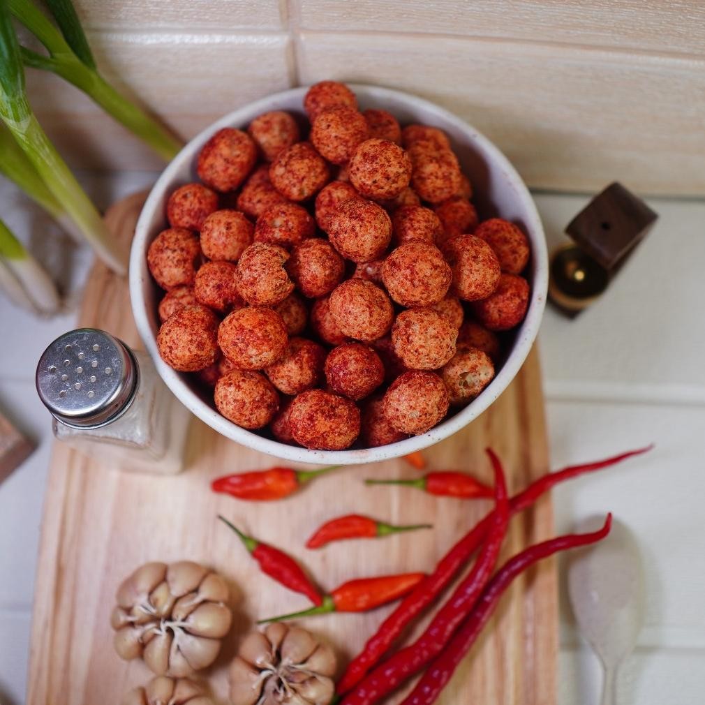 

Cemilanku - 1Kg Tahu Bulat Crispy Mini Rasa Original Dan Rasa Pedas Terlengkap Dan Termurah