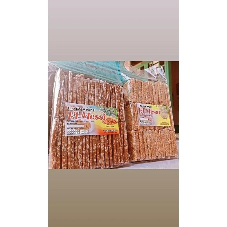 

Kue Kering 2 Pack Ting Ting Kacang Dan Wijen 1Kg Terlengkap Dan Termurah