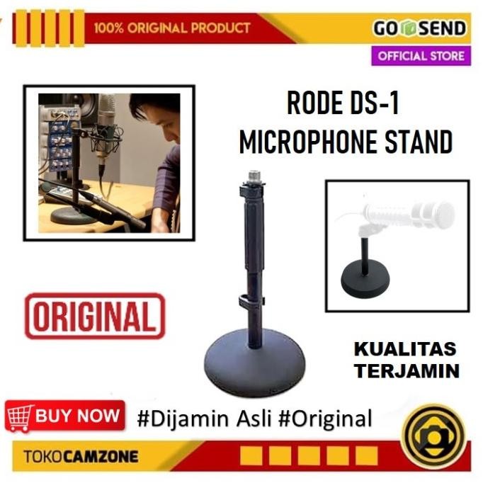 Rode Ds1 Ds-1 Microphone Desk Stand Mic New Stok