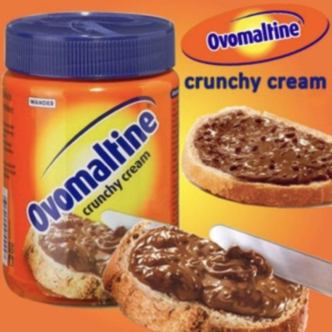 

OVOMALTINE CRUNCHY CREAM / SELAI ROTI COKELAT