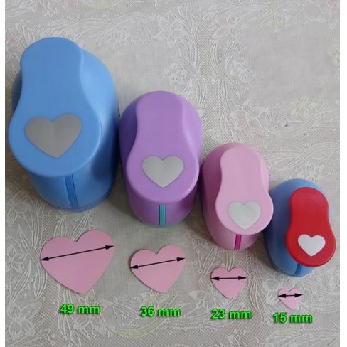 

Set Paper Punch - Heart Shape 5 Size