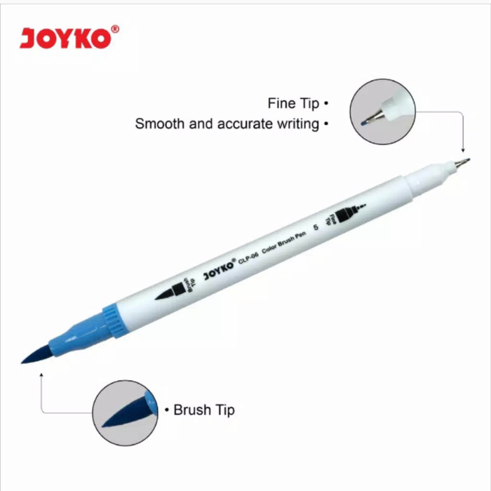 

PEN GEL KUAS COLOR BRUSH PEN JOYKO SET 36 WARNA CLP-39