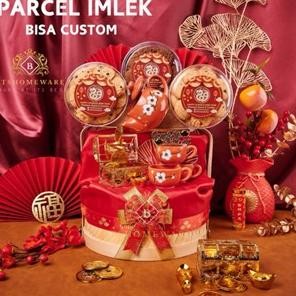 

New Parcel Imlek 2025 Shio Ular / Parcel Kue Kering Nastar Kastangel Sagu Keju Coklat Mede Cookies / Hampers Imlek Premium / Bingkisan Imlek Hampers Gelas Keramik Tea Pot Set Terbaik