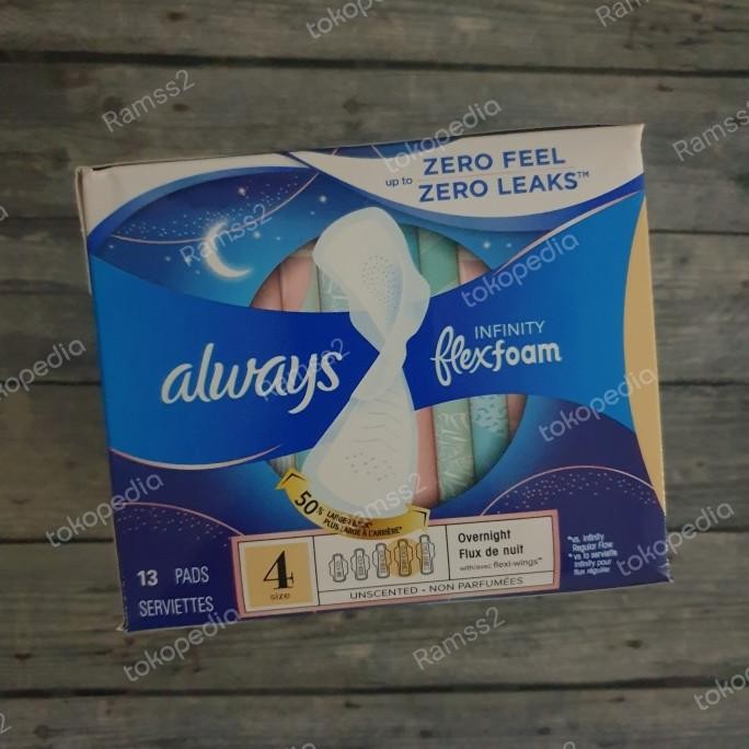 Whisper Always Infinity Flexfoam Pembalut Singapore