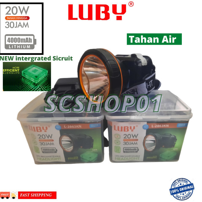 Senter Kepala Luby 20 Watt L2863 / L-2863 / 2863 ( Jumbo )