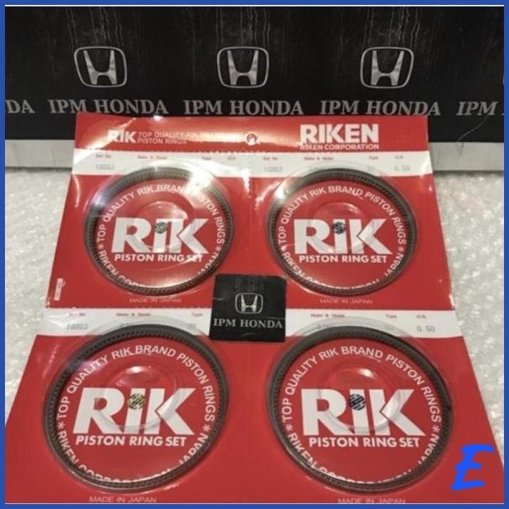 [IPM] RIK JAPAN RING SEHER PISTON MESIN HONDA CRV GEN 2 2005-2006 2400CC 2.4