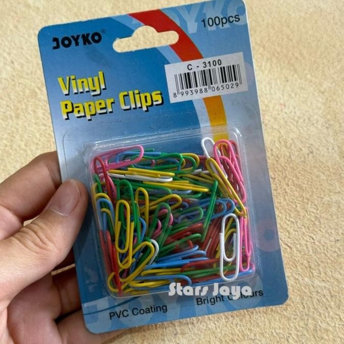

#####] Joyko Paper Clip Warna / Klip Penjepit Kertas