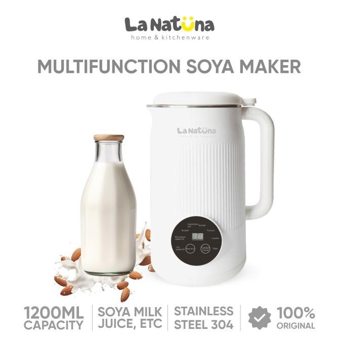 

La Natuna Mesin Susu Kacang Kedelai Otomatis Soya Maker Multifungsi Blender Susu Kedelai Milk Maker 6 In 1 1200ML OS17