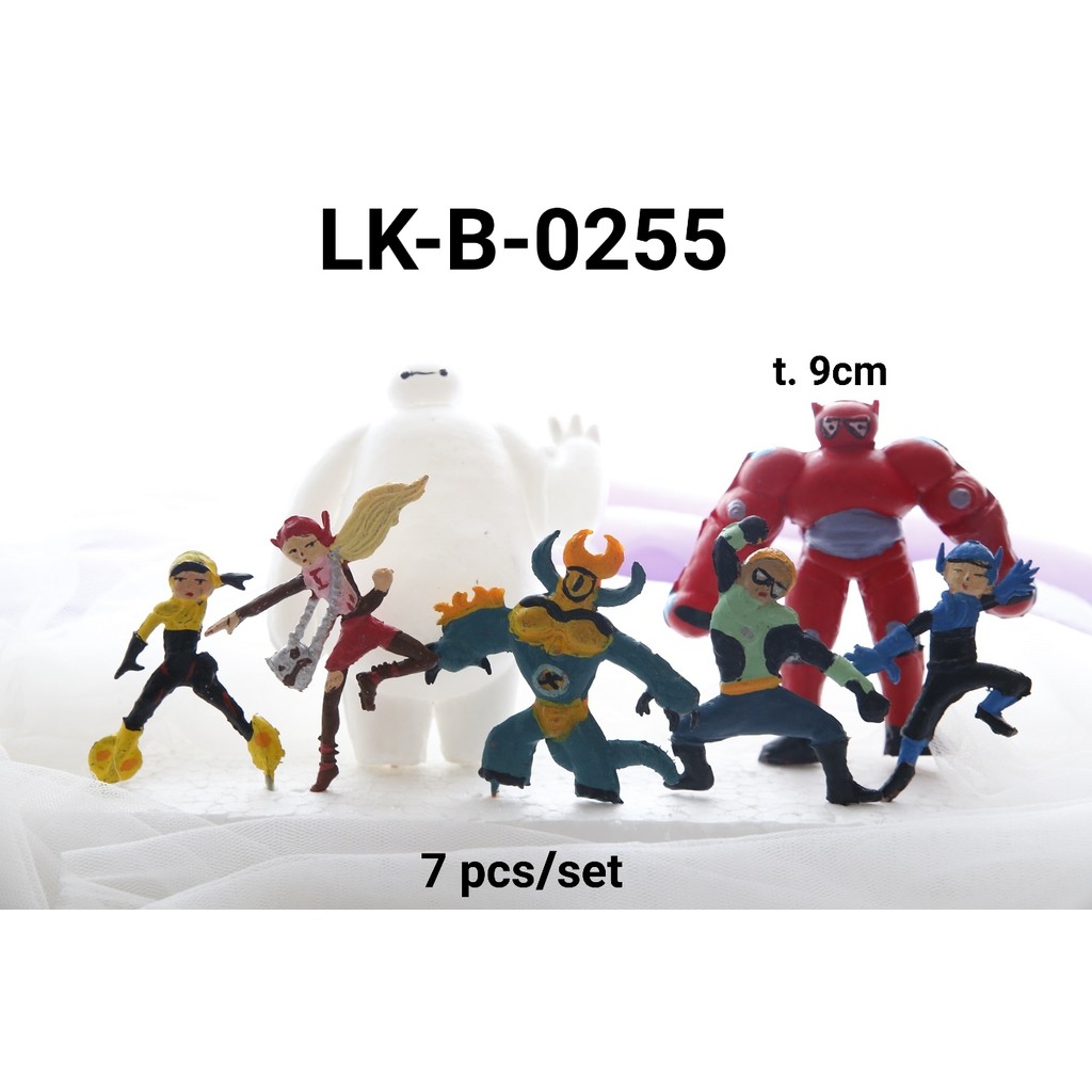 LK-B-0255 Topper mainan KARAKTER lokal Big Hero 6 Tusuk  (MAINAN LOKAL)