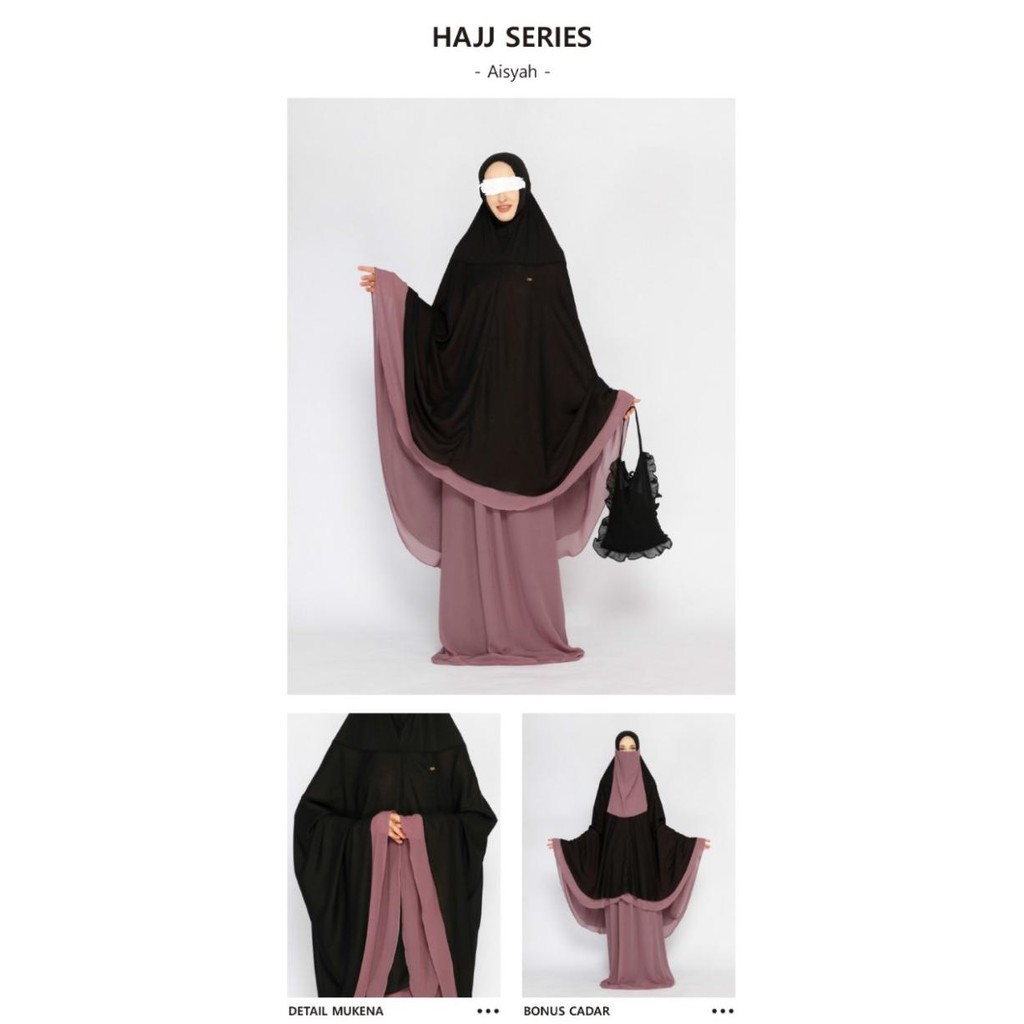 MUKENA HAJJ SERIES PREMIUM (PPM) - TWO LAYER Terlaris