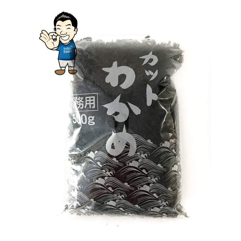 

CUT WAKAME- DRIED SEAWEED- RUMPUT LAUT KERING 500 GR