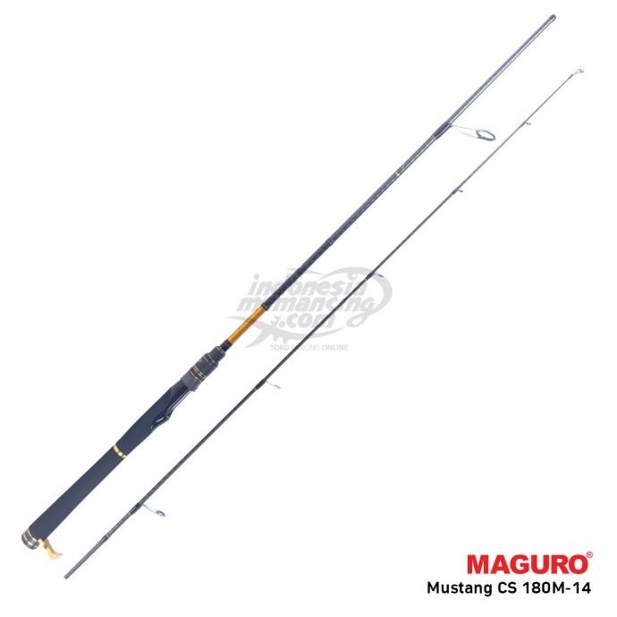 Promo Joran Spinning maguro Mustang CS 180M 14 Ukuran 6-14lbs COD