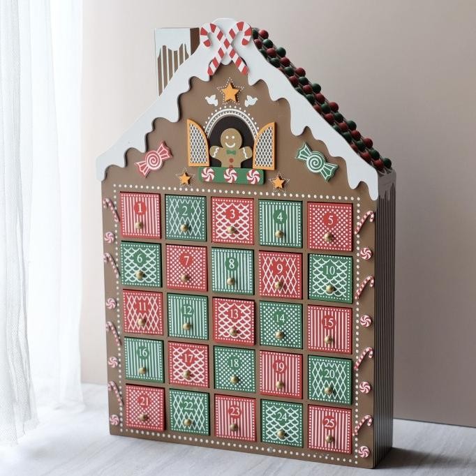 

CO Christmas Gift Kado Natal Anak Gingerbread House Advent Calendar