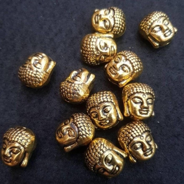 

Charm Kepala Buddha Bahan Metal/Acc 1948-2 Gold Tua/Bahan Accessories